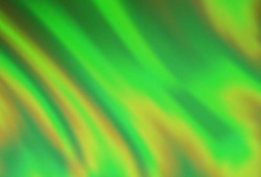 Kabarcık şekilli açık yeşil vektör deseni. Bulanık geometrik örnek ve eğimli kabarcıklar. Markan için yeni kompozisyon.