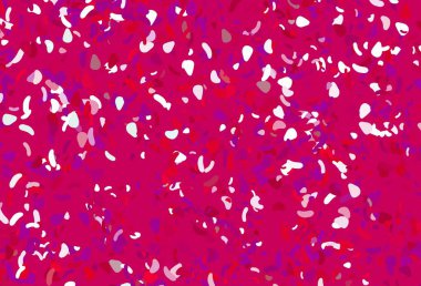 Açık Mor, soyut şekilli pembe vektör arkaplan. Soyut tarzda rengarenk gradyan şekilleri olan bir resim. İşiniz için en iyi akıllı tasarım.