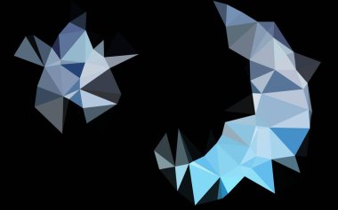 Çoklu renkli vektör üçgen mozaik dokusu