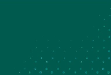 Açık mavi, küreli yeşil vektör deseni. Doğa tarzında bulanık halkaları olan güzel renkli çizimler. Marka kitabınız için şablon.