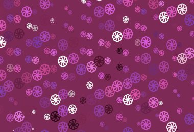 Parlak kar taneleriyle soyut vektör düzeni. Buz kristalleri ile modern geometrik soyut çizim. Reklamınız, posteriniz, afişiniz için yeni yıl tasarımı.