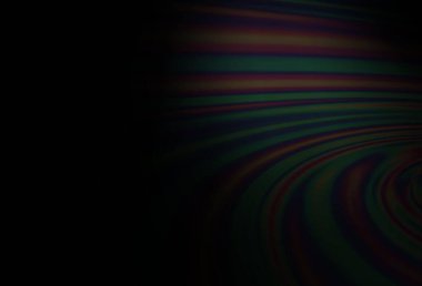 Dark Black vector template with liquid shapes. A completely new color illustration in marble style. A completely new marble design for your business.