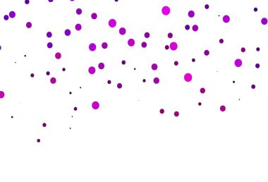 Açık pembe noktalı vektör kaplaması. Bulanık yağmur damlaları olan soyut bir çizim. Güzel web siteleri için desen.