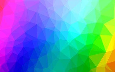 Çoklu renkli vektör üçgen mozaik dokusu