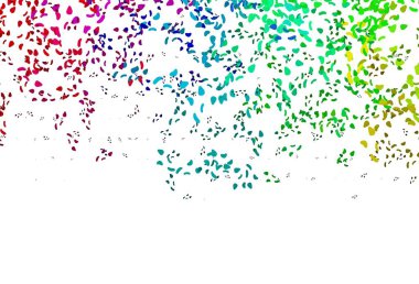 Karmaşık şekilli açık renk, Gökkuşağı vektör deseni