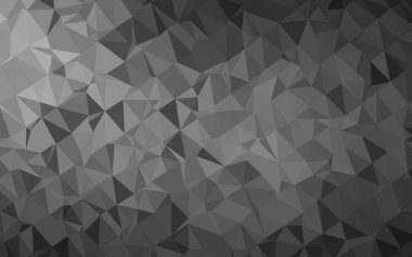 Açık Gümüş, gri vektör soyut mozaik desen.