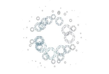 Bükülmüş kurdeleli vektör şablonu. Bulanık çizgilerden oluşan parlak çizimler. Reklamınız, broşürleriniz, broşürleriniz için yeni bir doku.