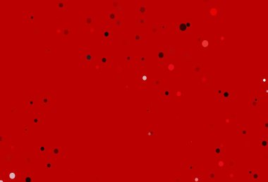 Dairesel şekilli açık kırmızı vektör düzeni. Doğa tarzında renkli baloncuklu soyut illüstrasyon. Güzel web siteleri için desen.