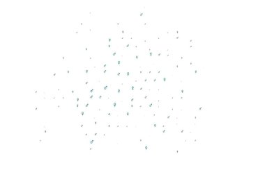 Açık mavi, cinsiyet sembollü yeşil vektör arkaplan. Renkli cinsiyet sembollü soyut illüstrasyon. Uniseks duvar kağıtları için modern tasarım.