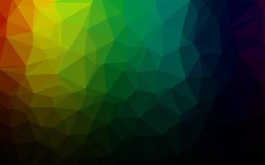 Çoklu renkli vektör üçgen mozaik dokusu