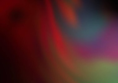 Koyu mavi, kırmızı vektör parlak deseni bulanıklaştırdı.