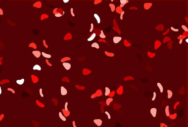 Light Red vector texture with random forms. Simple colorful illustration with abstract gradient shapes. Modern design for your business card.