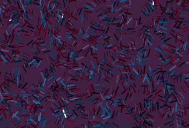 Koyu mavi, renkli çizgileri olan sarı vektör dokusu. Dar çizgileri olan parlak renkli çizimler. Reklamlar, posterler, afişler için desen.