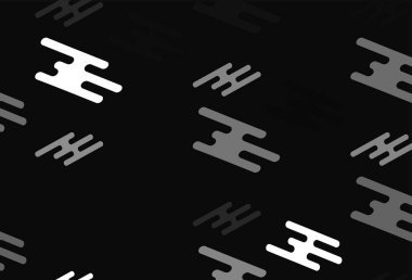 Light Silver, düz çizgileri olan gri vektör düzeni. Soyut şablondaki çizgilerle dekoratif parlak çizimler. İş ilanınız için akıllı tasarım.