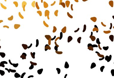 Karmaşık şekilli hafif turuncu vektör deseni. Renkli rastgele şekillerle modern soyut illüstrasyon. İşiniz için en iyi akıllı tasarım.
