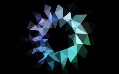 Işık Çokrenkli, Gökkuşağı vektörü üçgen desenli.