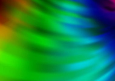 Işık Çokrenkli, Gökkuşağı vektörü parlak şablonu bulanıklaştırdı.