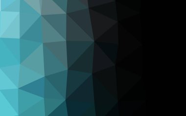 Açık BLUE vektör çokgen deseni.