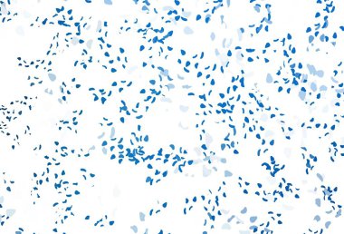 Soyut biçimlere sahip açık mavi vektör arkaplanı.