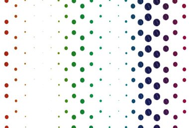 Açık Çokrenkli, benekli Gökkuşağı vektör örtüsü. 