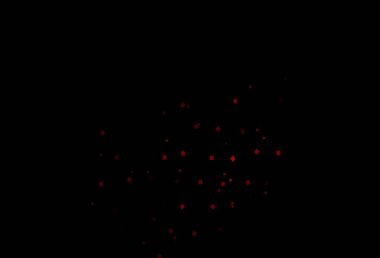 Koyu kırmızı vektör şablonu kristaller, daireler, kareler. Renkli daireler, üçgenler, dikdörtgenler. İniş sayfası için modern şablon.