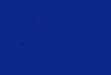 Açık mavi, kırmızı arkaplanda çizgiler, dikdörtgenler var. Renkli dikdörtgenleri olan bir resim. Reklamınız, posteriniz, afişiniz için en iyi tasarım.