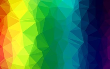 Çoklu renkli vektör üçgen mozaik dokusu