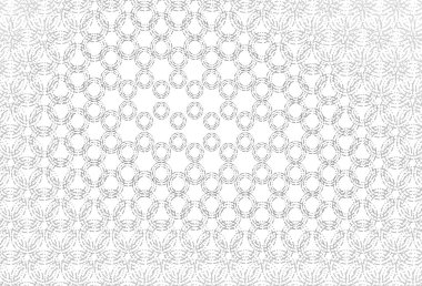 Light Silver, daire şekilli gri vektör düzeni. Parlak renkli soyut çemberlerin olduğu bir resim. Suyun deseni, yağmur damlaları.