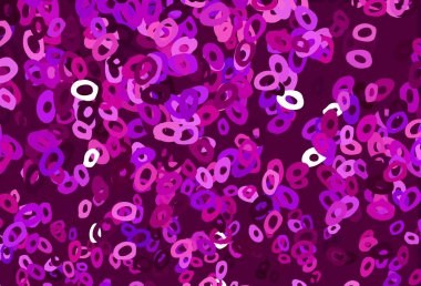 Çember şekilli soyut vektör düzeni. Doğa tarzında bulanık halkaları olan güzel renkli çizimler. Marka kitabın için tamamen yeni bir şablon.