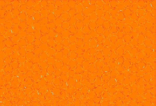 Amarelo Claro Modelo Vetor Laranja Com Círculos Ilustração Abstrata Moderna — Vetor de Stock