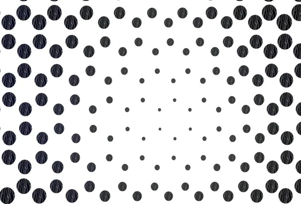 Světle Černá Vektorová Šablona Kruhy Ilustrace Množinou Zářících Barevných Abstraktních — Stockový vektor