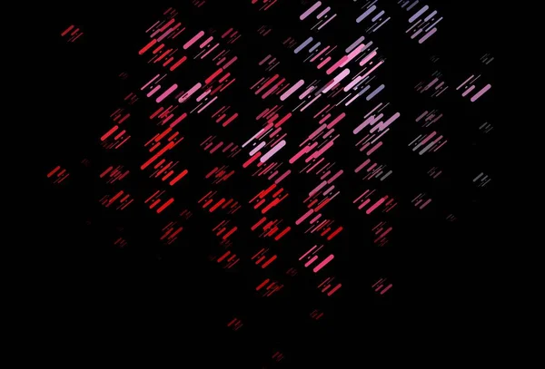 Dunkelblaue Rote Vektorschablone Mit Wiederholten Sticks Dekorative Leuchtende Illustration Mit — Stockvektor