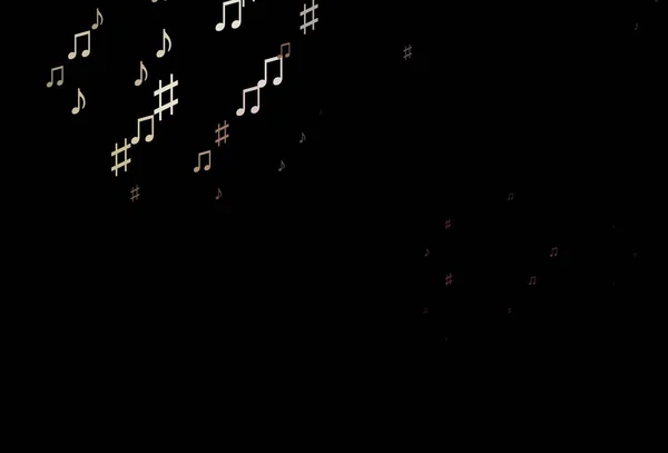 Абстрактный Векторный Фон Музыкальными Символами Декоративный Дизайн Абстрактном Стиле Музыкальными — стоковый вектор