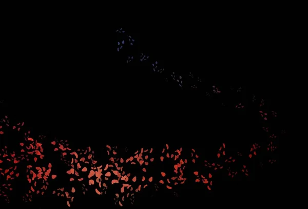Темно Синяя Красная Векторная Текстура Случайными Формами Простая Красочная Иллюстрация — стоковый вектор