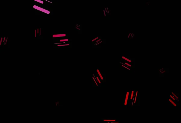 Donkerpaars Roze Vectorlay Out Met Vlakke Lijnen Schitterende Gekleurde Illustratie — Stockvector