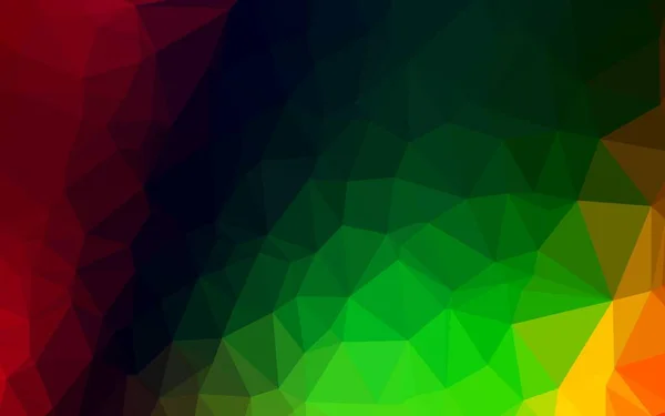 Multicolor Vector Triangle Mosaic Texture — Vector de stock