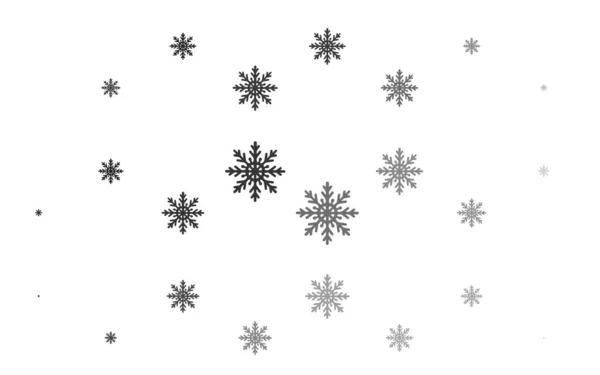 Layout Vetorial Abstrato Com Flocos Neve Brilhantes Ilustração Abstrata Geométrica — Vetor de Stock