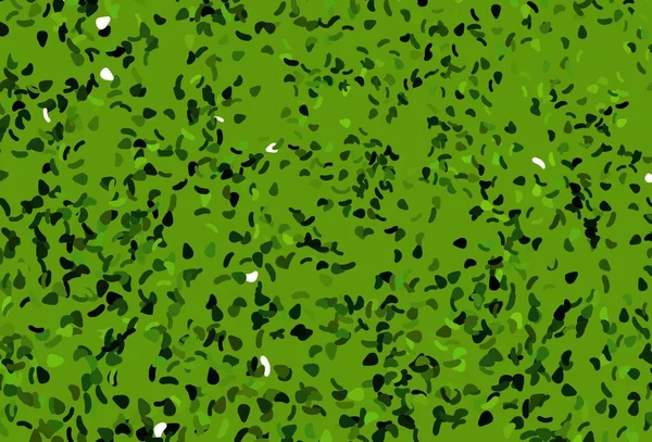 Hellgrüner Roter Vektorhintergrund Mit Abstrakten Formen — Stockvektor