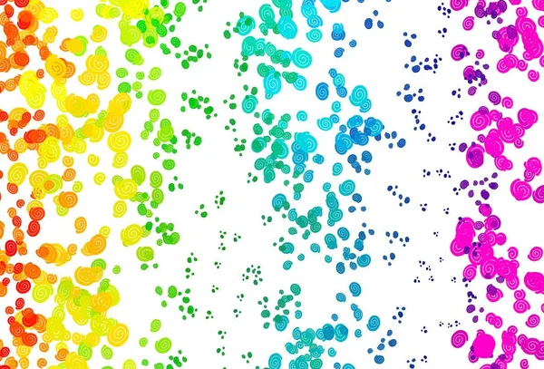 Lumière Multicolore Motif Vectoriel Arc Ciel Avec Des Formes Lave — Image vectorielle