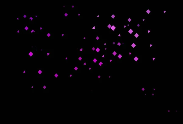 Темно Фиолетовый Векторный Фон Линиями Кругами Ромбом Иллюстрация Красочными Кругами — стоковый вектор