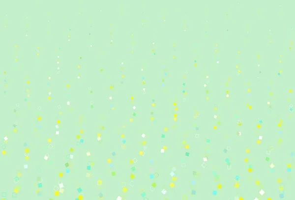 Светло Зеленая Желтая Векторная Компоновка Прямоугольниками Квадратами Иллюстрация Набором Красочных — стоковый вектор