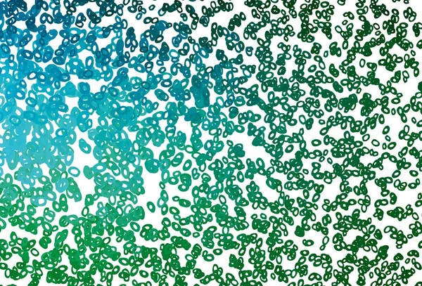 Light Blue Green Vector Cover Spots Illustration Set Shining Colorful — Stock Vector