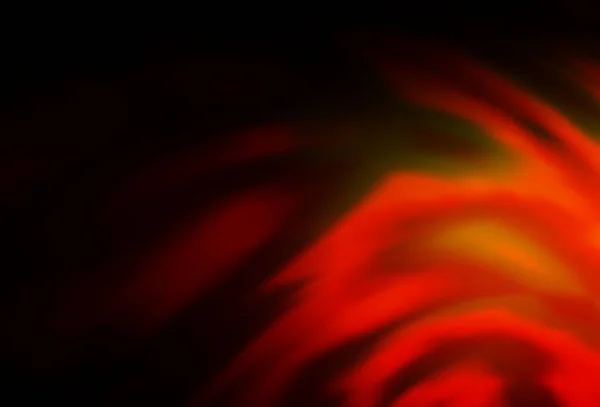 Rouge Foncé Vecteur Jaune Flou Motif Lumineux Illustration Colorée Dans — Image vectorielle