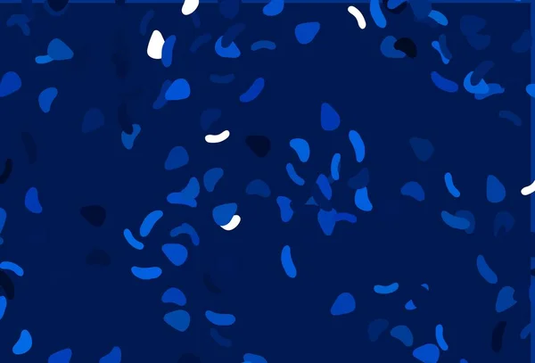 Modèle Vectoriel Bleu Clair Avec Des Formes Memphis Illustration Colorée — Image vectorielle