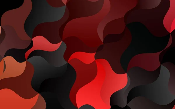 Шаблон Светло Красного Вектора Формой Пузыря — стоковый вектор