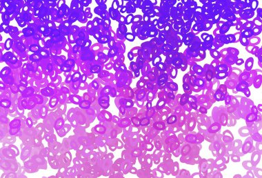 Açık pembe, diskleri olan mavi vektör dokusu. Parlak renkli soyut çemberlerin olduğu bir resim. Marka kitabınız için şablon.