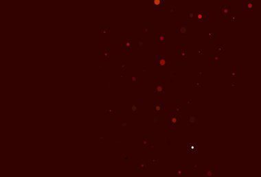 Kabarcıklı hafif turuncu vektör arka planı. Bulanık yağmur damlaları olan soyut bir çizim. Posterler, afişler için tasarım.