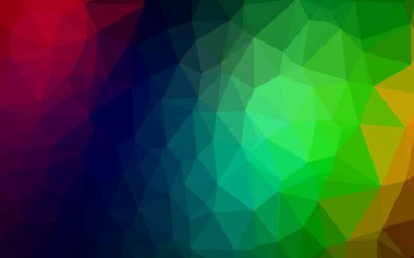 Çoklu renkli vektör üçgen mozaik dokusu