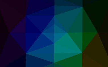 Çoklu renkli vektör üçgen mozaik dokusu