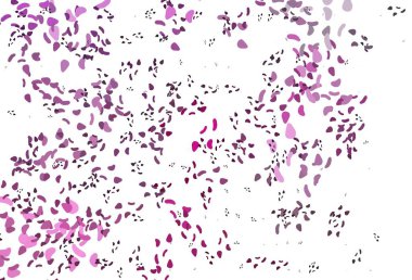 Soyut şekilli açık pembe vektör arkaplanı. Rastgele şekillerle soyut tarzda dekoratif tasarım. Bir cep telefonu için arka plan.